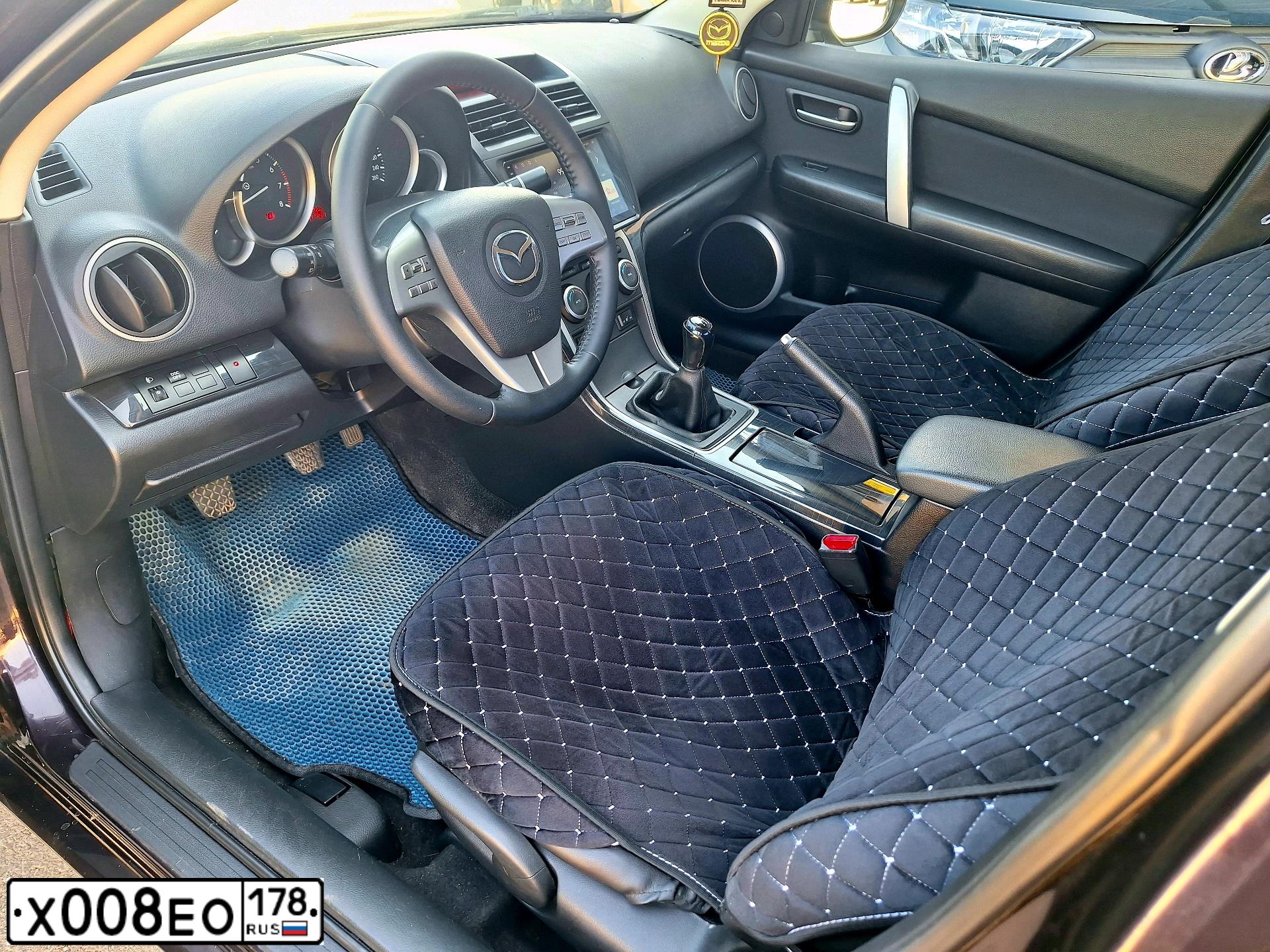 Фото автомобиля MAZDA 6, 2007 — госномер У500РТ98. Цвет: ТЕМНО-ВИШНЕВЫЙ