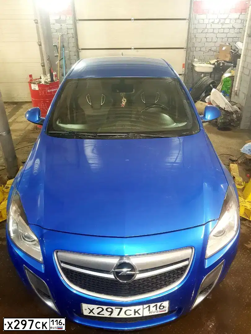Фото автомобиля OPEL INSIGNIA, 2012 — госномер Н587СМ15. Цвет: СИНИЙ