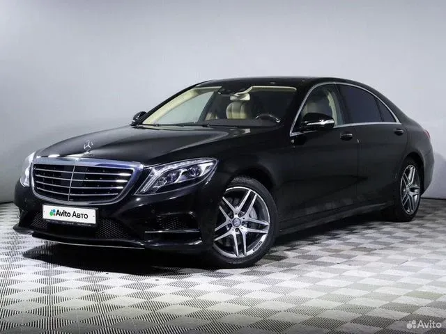 Фото автомобиля MERCEDES S-KLASSE, 2014 — госномер А050ВУ777. Цвет: ЧЕРНЫЙ