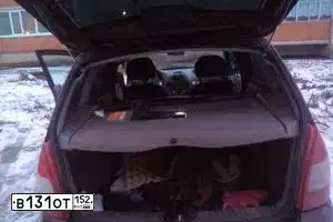Фото автомобиля LADA 1118 KALINA, 2010 — госномер Х770РН152. Цвет: Белый