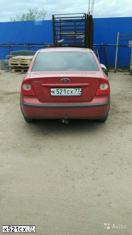 Фото автомобиля FORD FOCUS, 2007 — госномер У114МК48. Цвет: КРАСНО-ОРАНЖЕВЫЙ