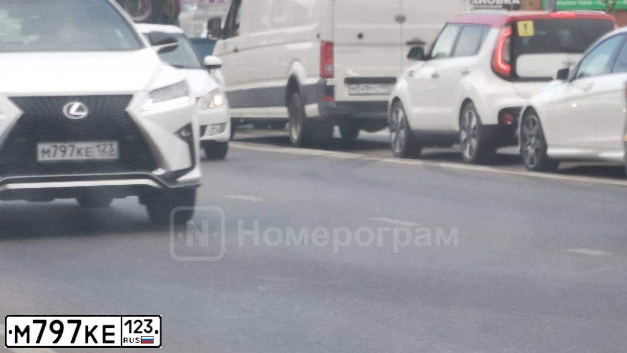 Фото автомобиля LEXUS RX, 2016 — госномер М797КЕ123. Цвет: БЕЛЫЙ