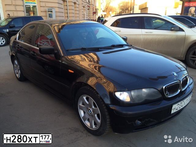Фото автомобиля BMW SERIE 3, 2003 — госномер Н280ХТ177. Цвет: ЧЕРНЫЙ