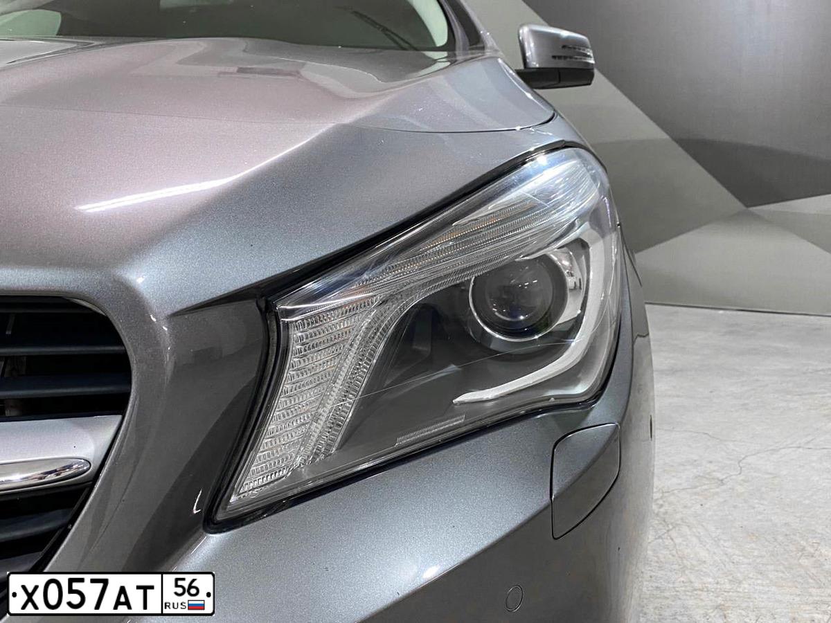 Фото автомобиля MERCEDES CLA-KLASSE, 2015 — госномер Х057АТ56. Цвет: Серый