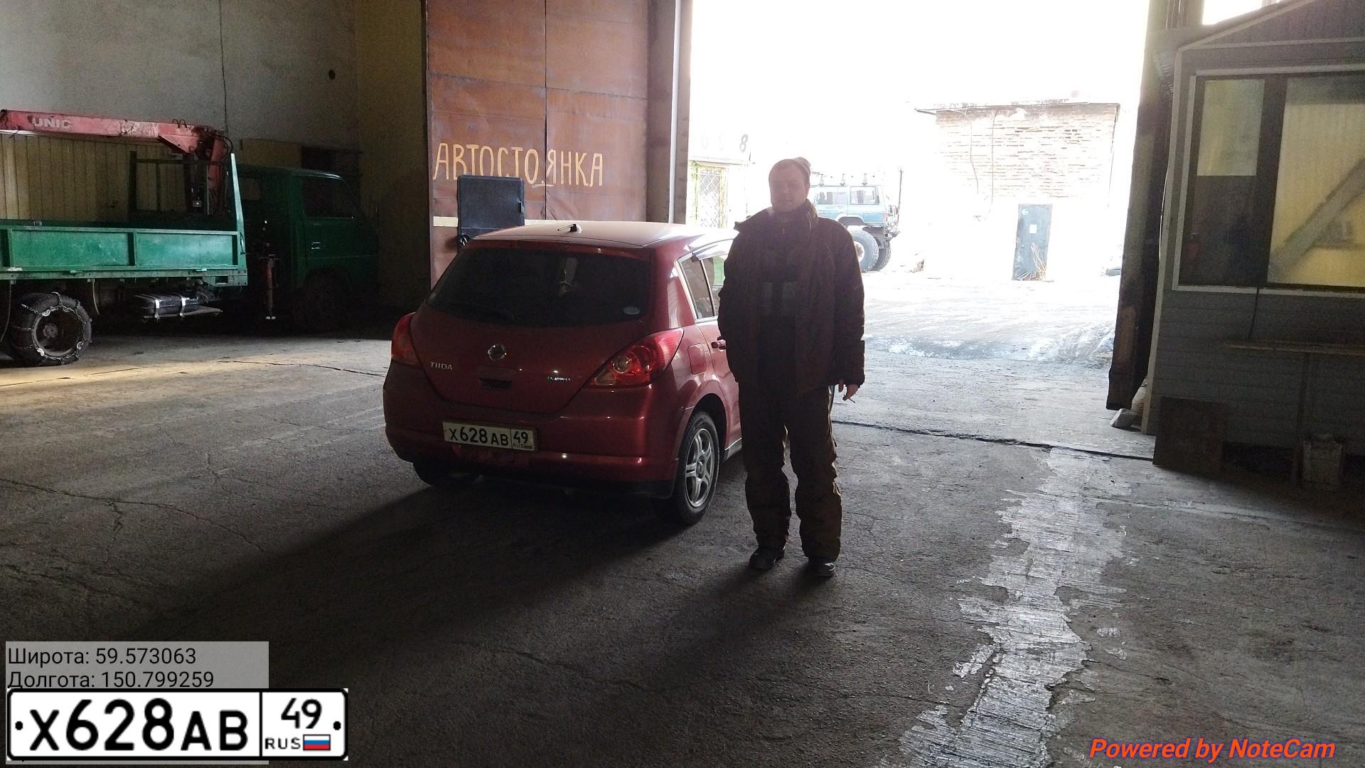 Фото автомобиля NISSAN TIIDA, 2007 — госномер Е377КС164