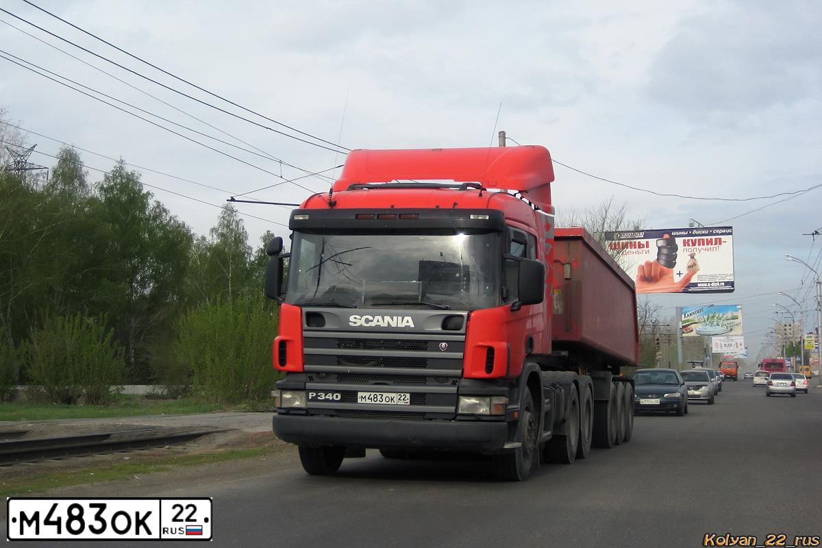 Фото автомобиля SCANIA SERIE P /6X4/, 2007 — госномер М756КА75. Цвет: Красный