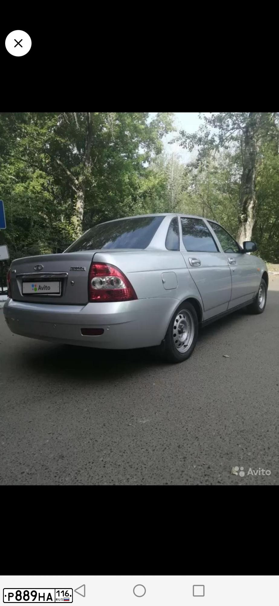 Фото автомобиля LADA 2170 PRIORA, 2012 — госномер Р402ОВ186. Цвет: Светло-Серебристый металлик