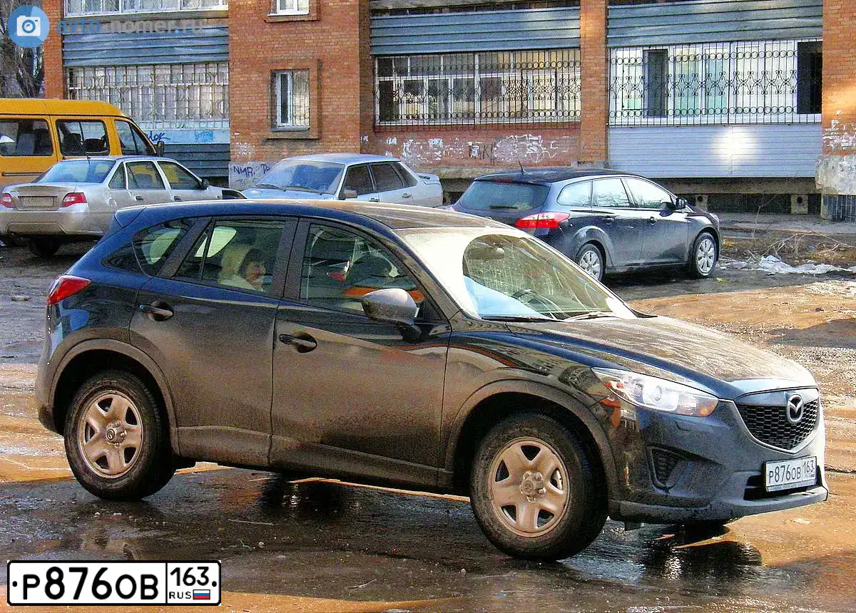 Фото автомобиля MAZDA CX-5, 2012 — госномер К008ВВ164. Цвет: ЧЕРНЫЙ