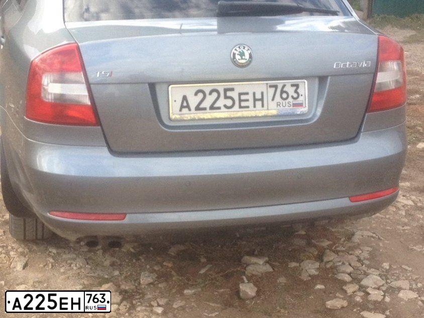 Фото автомобиля SKODA OCTAVIA, 2012 — госномер М045КО134. Цвет: Серый