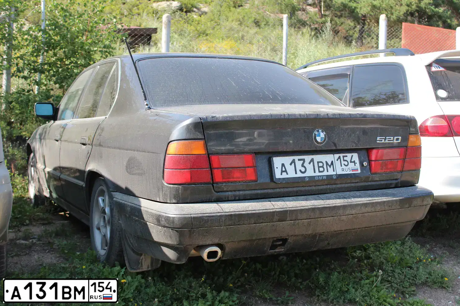 Фото автомобиля BMW SERIE 5, 1992 — госномер А131ВМ154. Цвет: ЧЕРНЫЙ