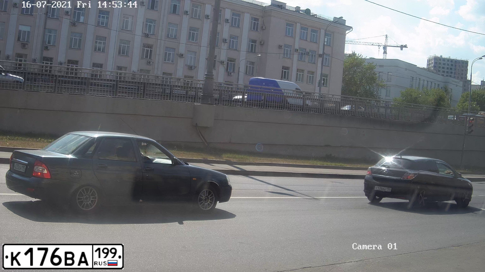 Фото автомобиля OPEL ASTRA, 2007 — госномер К176ВА199. Цвет: ЧЕРНЫЙ