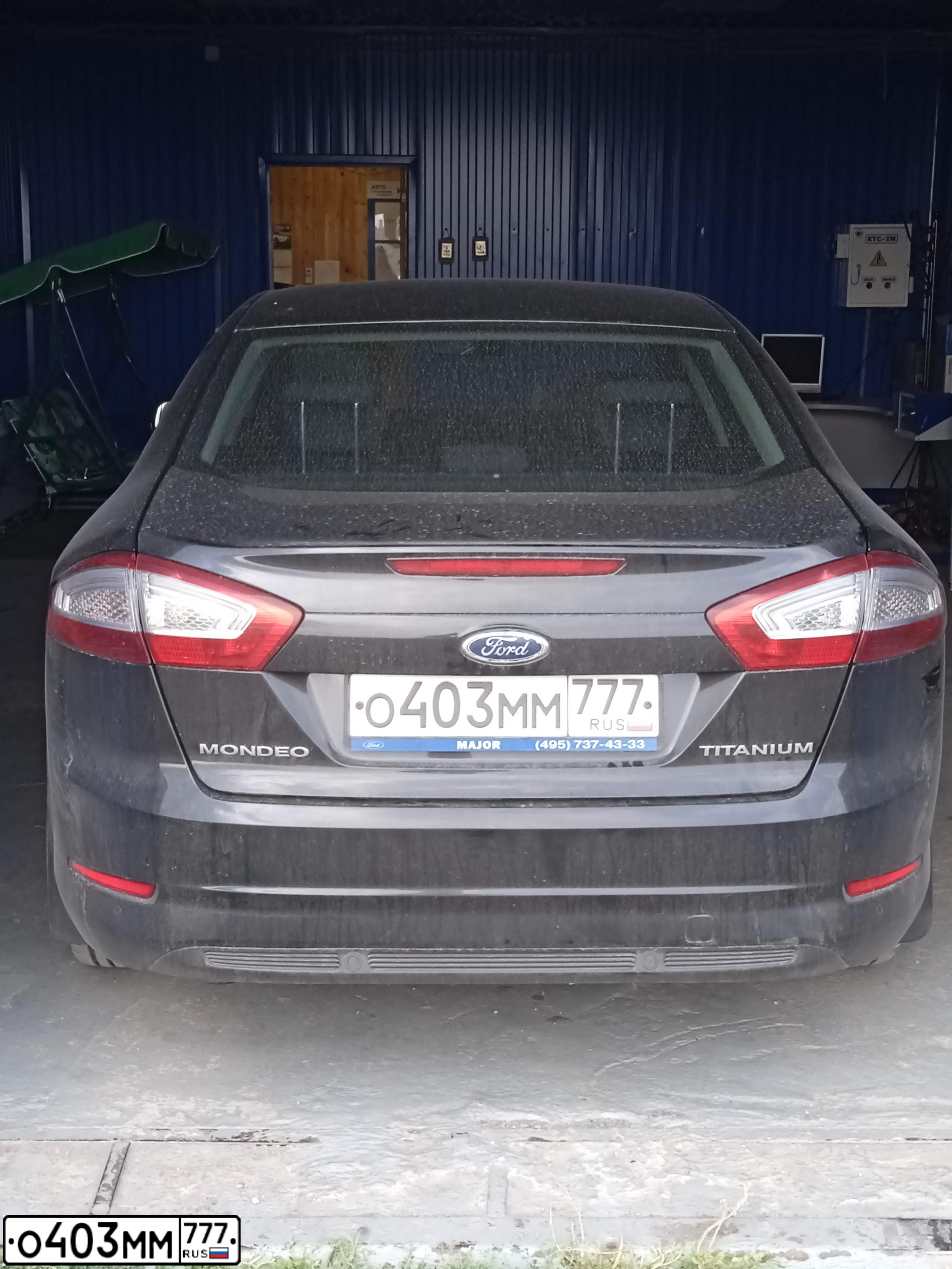 Фото автомобиля FORD MONDEO, 2014 — госномер М161СР48. Цвет: ЧЕРНЫЙ