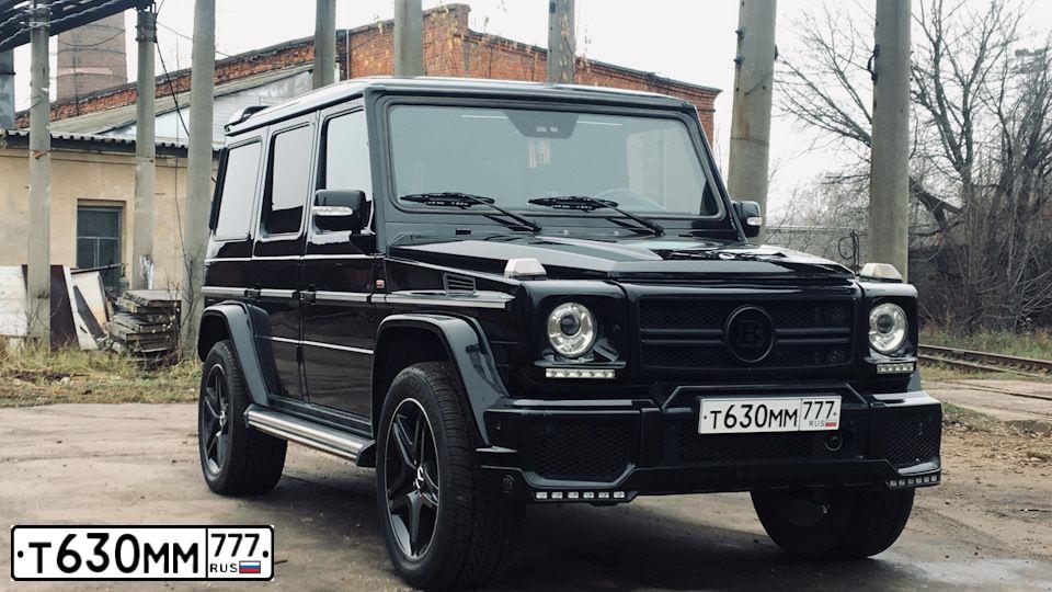 Фото автомобиля MERCEDES G-KLASSE, 1999 — госномер Р394ХС27. Цвет: ЧЕРНЫЙ