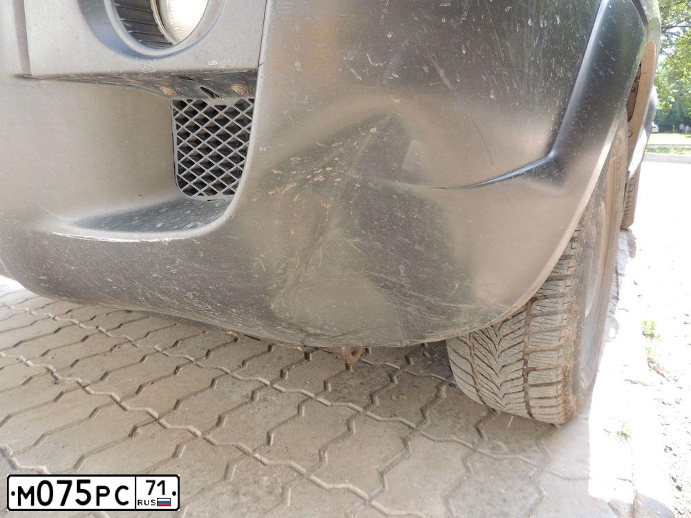 Фото автомобиля HYUNDAI TUCSON, 2005 — госномер О796НО44. Цвет: СЕРЫЙ