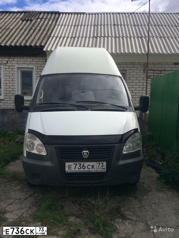 Фото автомобиля GAZ 3221 EL, 2012 — госномер Е736СК73. Цвет: Белый