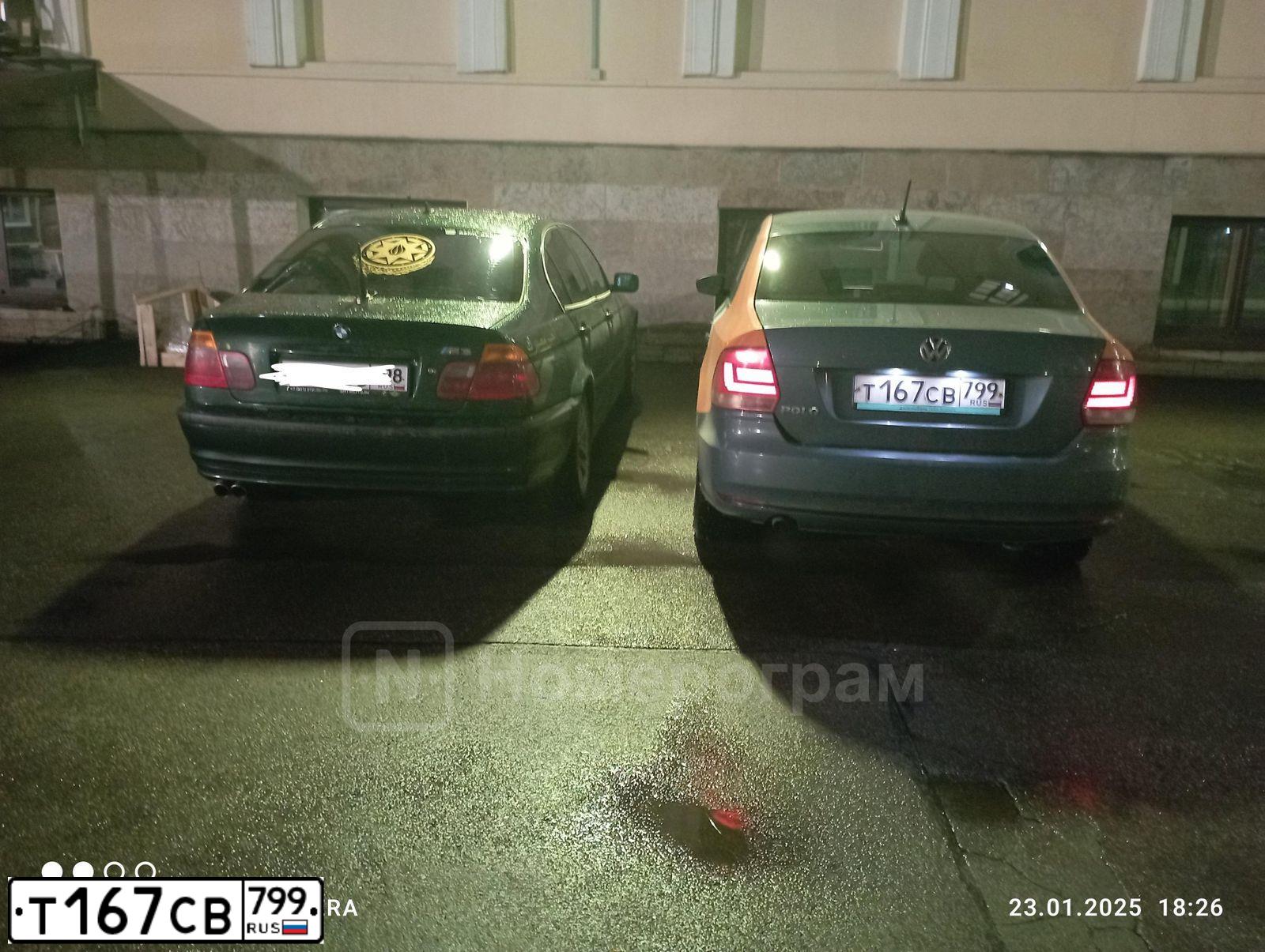 Фото автомобиля VOLKSWAGEN POLO, 2019 — госномер Т167СВ799. Цвет: СЕРО-СИНИЙ