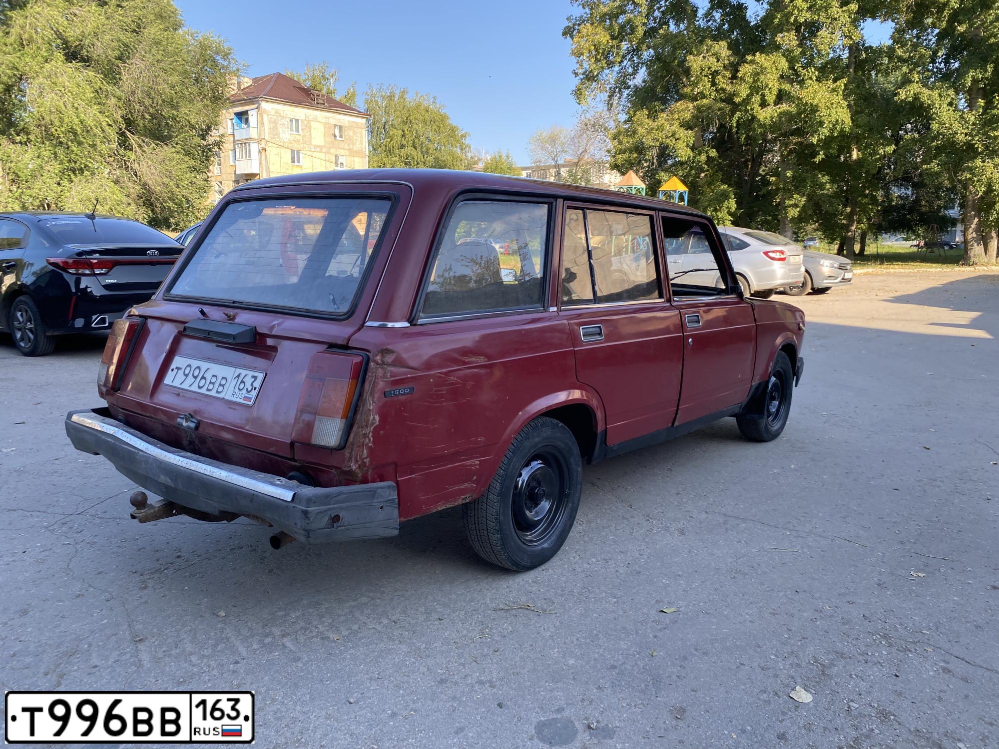 Фото автомобиля LADA 2104 LADA, 2000 — госномер Т996ВВ163. Цвет: Красный