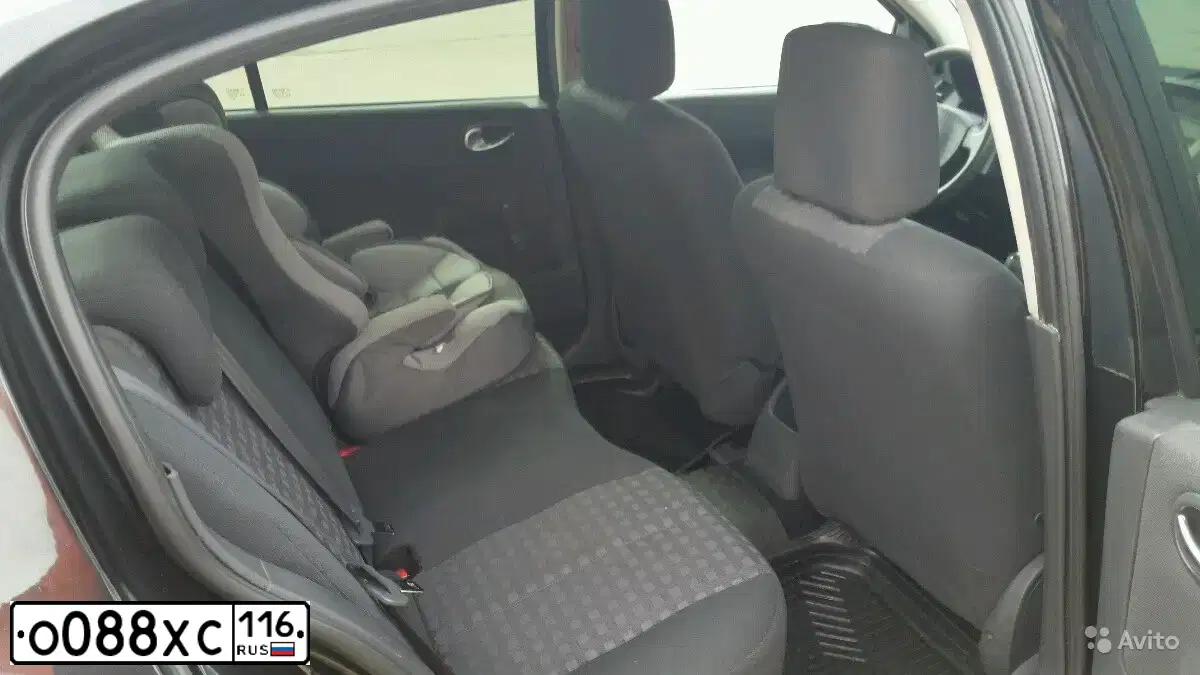 Фото автомобиля RENAULT MEGANE, 2006 — госномер О088ХС116. Цвет: ЧЕРНЫЙ