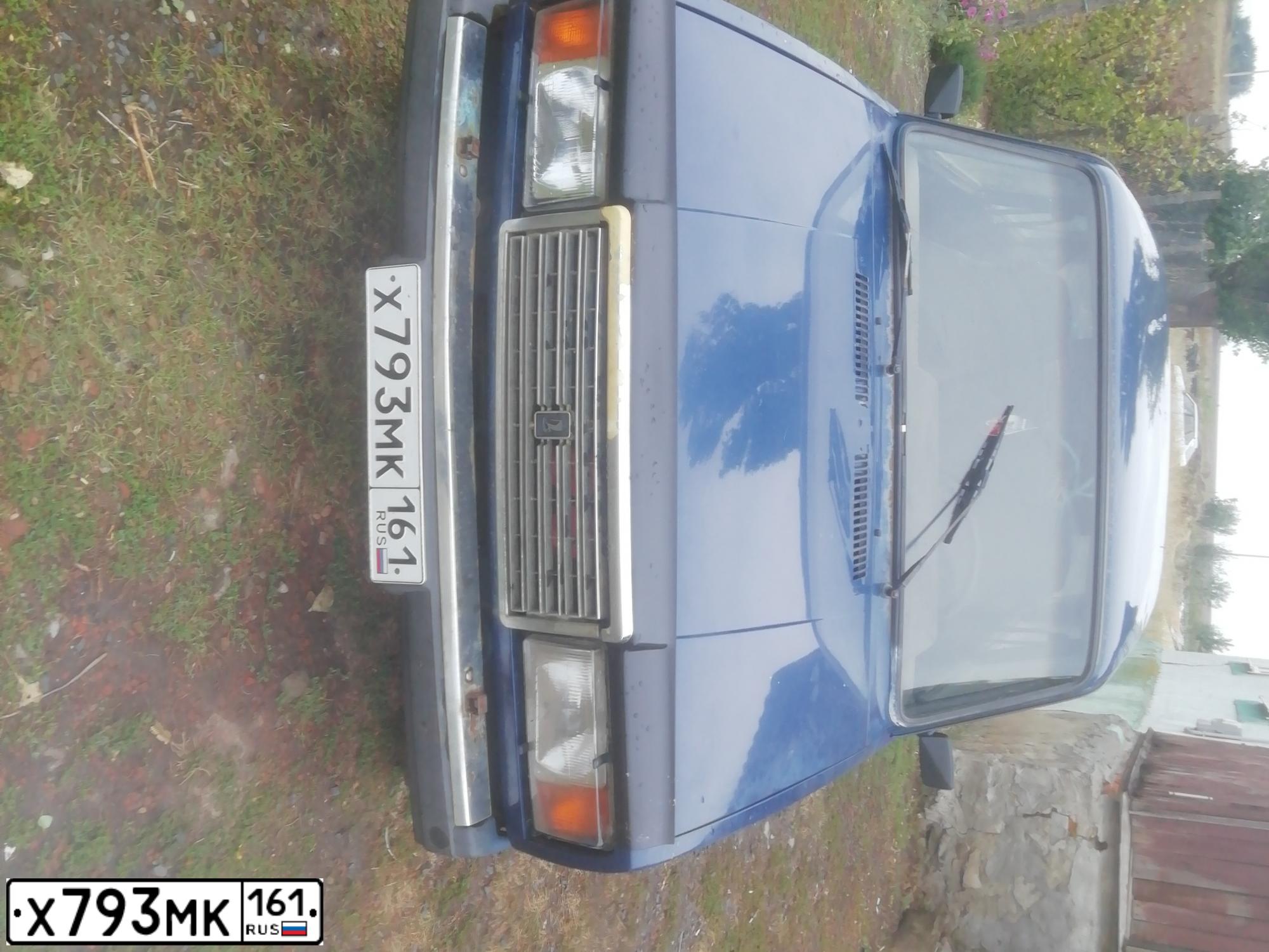 Фото автомобиля LADA 2107, 2009 — госномер Х793МК161. Цвет: Темно-синий