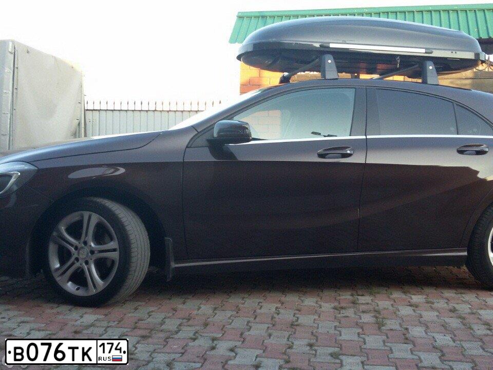 Фото автомобиля MERCEDES A-KLASSE, 2014 — госномер В076ТК174. Цвет: КОРИЧНЕВЫЙ