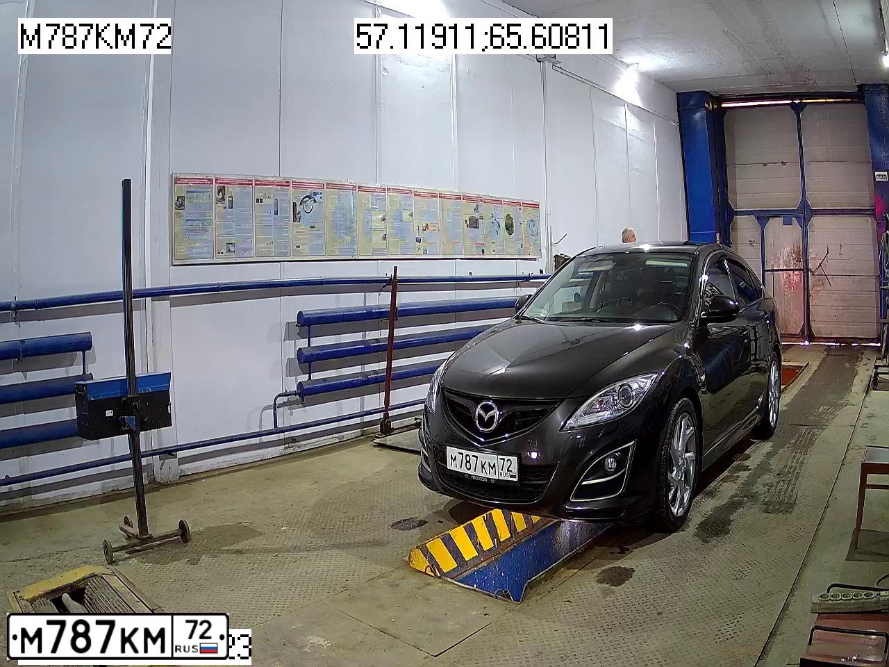 Фото автомобиля MAZDA 6, 2011 — госномер М787КМ72. Цвет: КОРИЧНЕВЫЙ