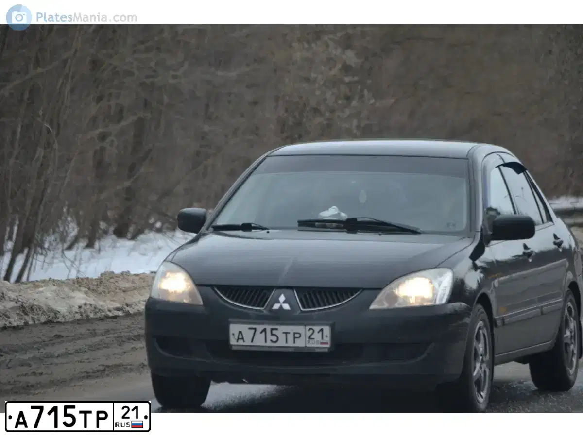 Фото автомобиля МИЦУБИСИ ЛАНСЕР 1.6, 2005 — госномер К855ТВ116. Цвет: ЧЕРНЫЙ