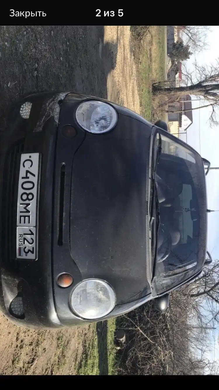 Фото автомобиля DAEWOO O MATIZ, 2010 — госномер С408МЕ123. Цвет: ЧЕРНЫЙ
