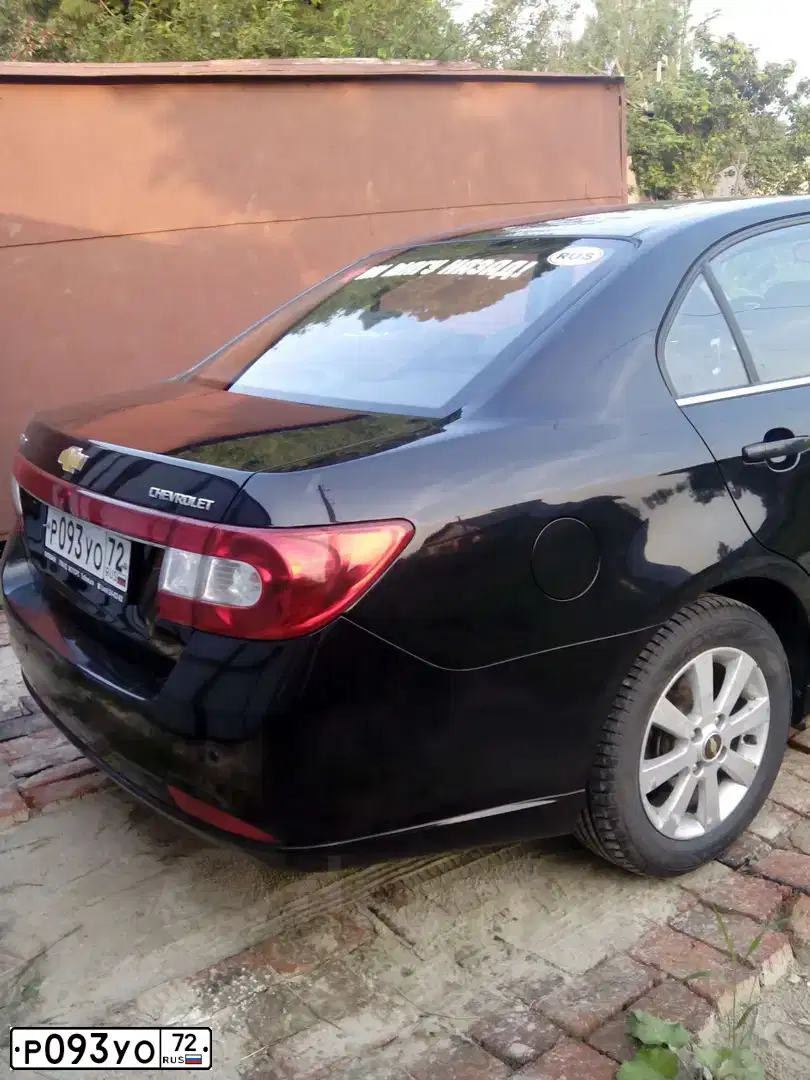 Фото автомобиля CHEVROLET EPICA, 2011 — госномер В464РН89. Цвет: ЧЕРНЫЙ