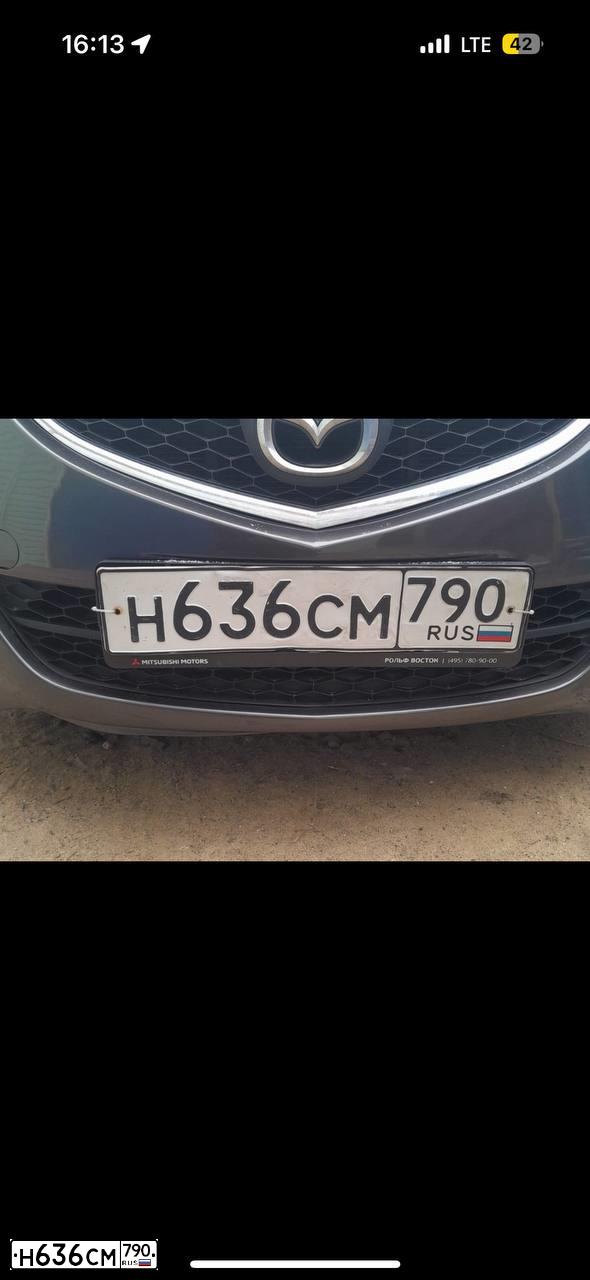 Фото автомобиля MAZDA 6, 2010 — госномер Р012СЕ46. Цвет: СЕРЫЙ ТЕМНЫЙ