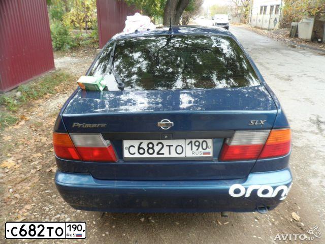 Фото автомобиля NISSAN PRIMERA, 1998 — госномер С682ТО190. Цвет: СИНЕ-ЗЕЛЕНЫЙ