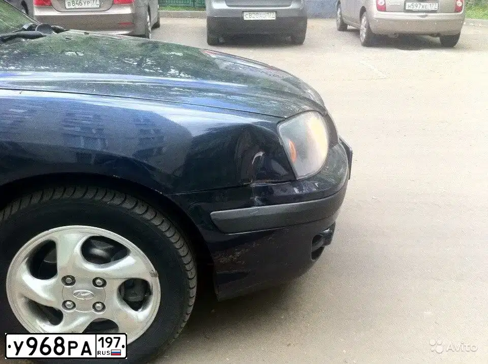 Фото автомобиля HYUNDAI ELANTRA, 2004 — госномер С917УА161. Цвет: СИНИЙ ТЕМНЫЙ