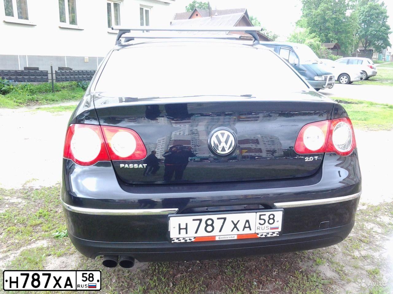 Фото автомобиля VOLKSWAGEN PASSAT, 2008 — госномер Н787ХА58. Цвет: ЧЕРНЫЙ