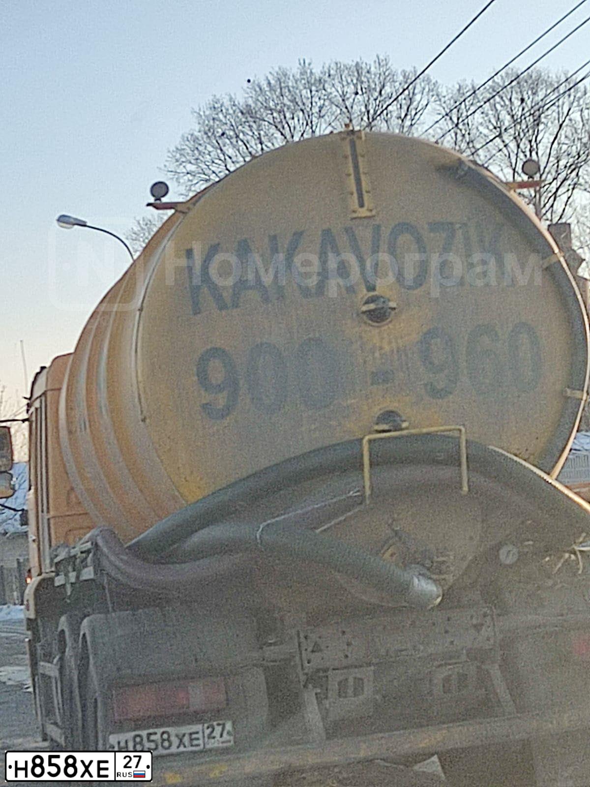 Фото автомобиля KAMAZ 65116 /6X4/, 2011 — госномер Н114ВМ40. Цвет: ЖЕЛТЫЙ