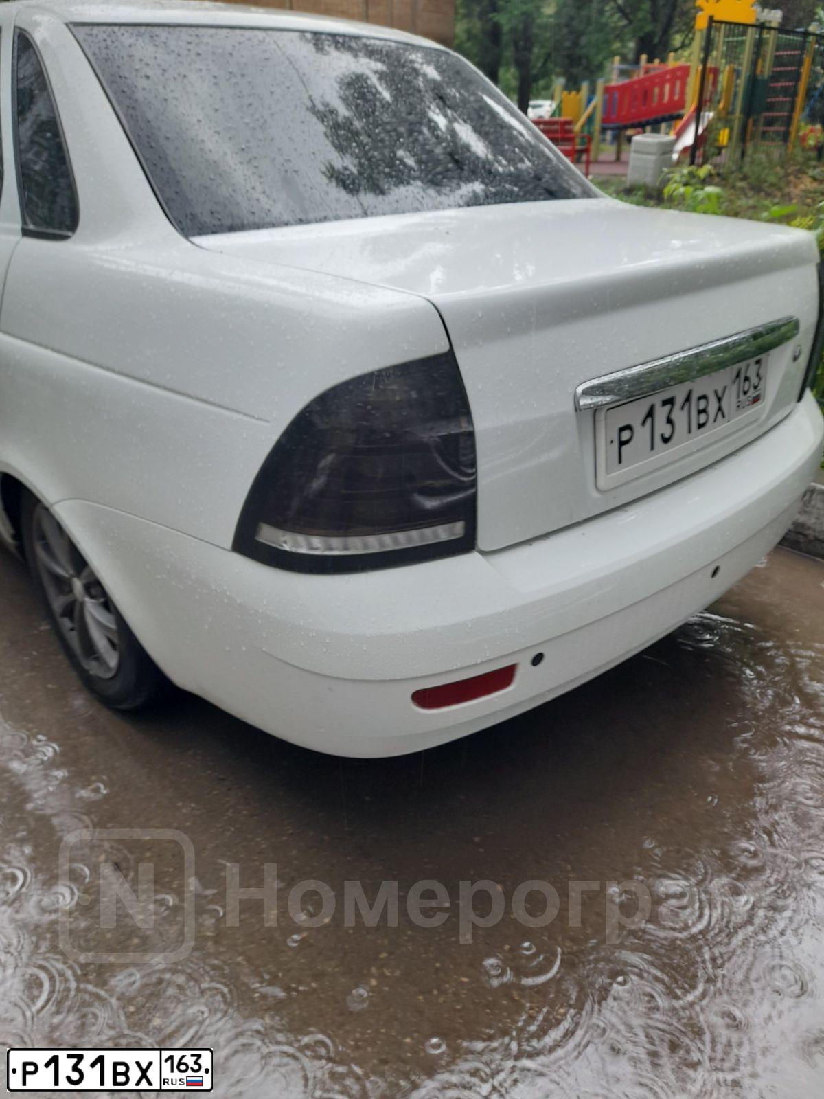 Фото автомобиля LADA 2170 PRIORA, 2011 — госномер Р131ВХ163. Цвет: Белый