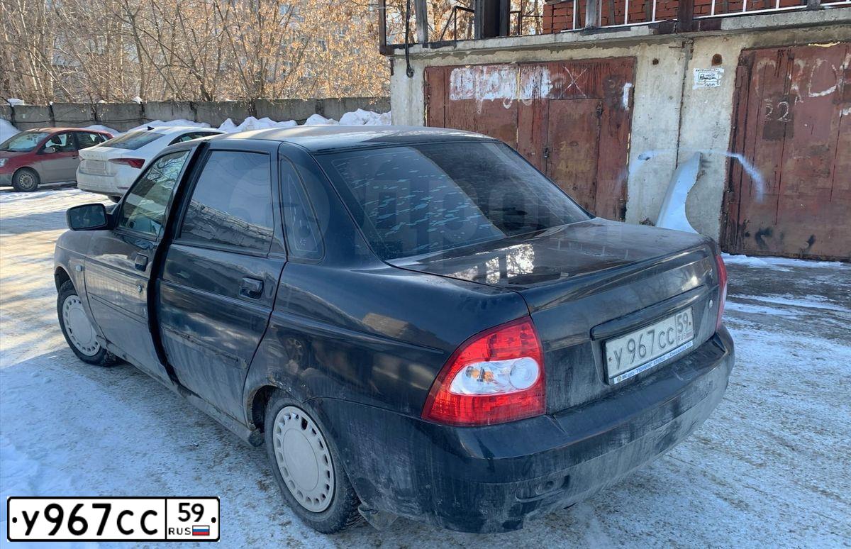 Фото автомобиля LADA 2170 PRIORA, 2007 — госномер Р499КВ159. Цвет: ГАФИТОВЫЙ МЕТАЛЛИК