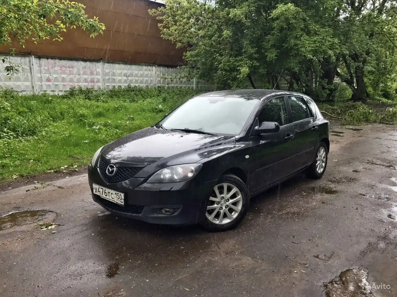 Фото автомобиля MAZDA 3, 2008 — госномер С357ТВ33. Цвет: ЧЕРНЫЙ