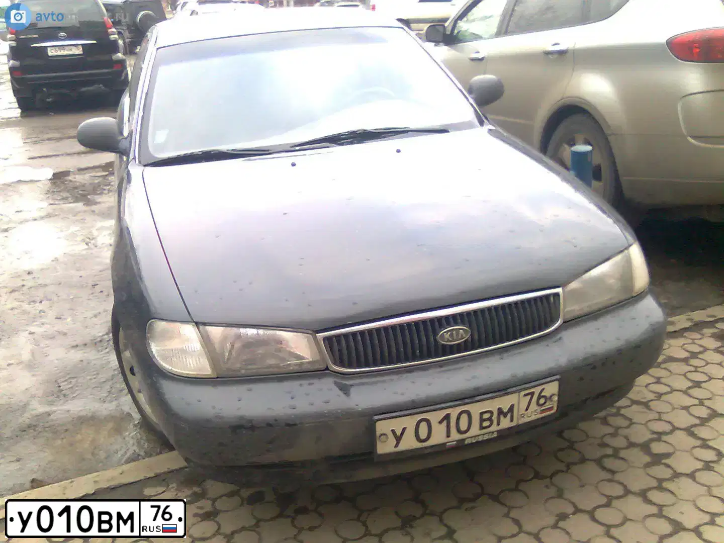 Фото автомобиля KIA CLARUS, 1997 — госномер У010ВМ76. Цвет: ТЕМНО-СЕРЫЙ