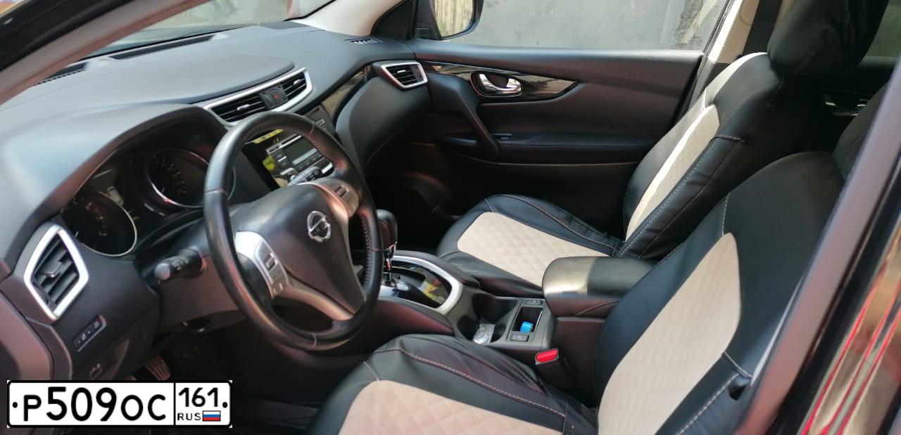 Фото автомобиля NISSAN QASHQAI, 2016 — госномер В669ВТ761. Цвет: ЧЕРНЫЙ