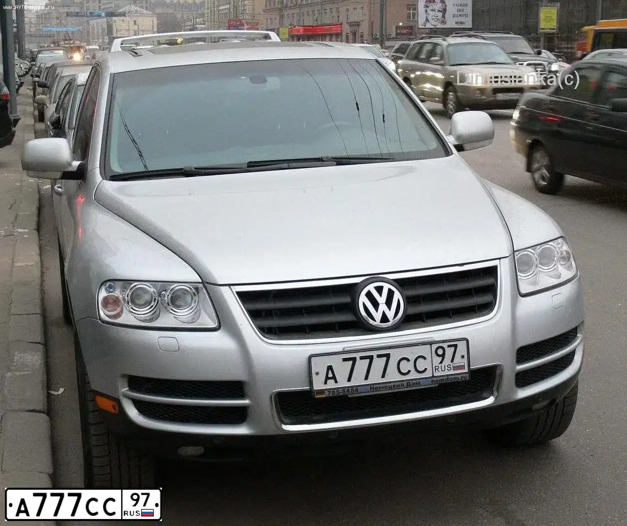 Фото автомобиля VOLVO S60, 2005 — госномер А777СС97. Цвет: СЕРЫЙ ТЕМНЫЙ