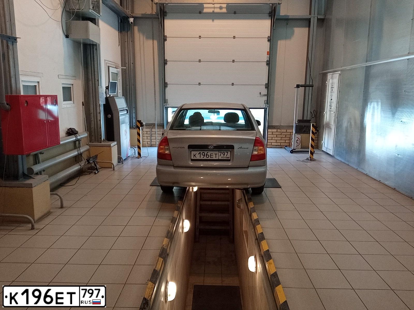 Фото автомобиля TAGAZ ACCENT, 2008 — госномер К196ЕТ797. Цвет: Серебристый