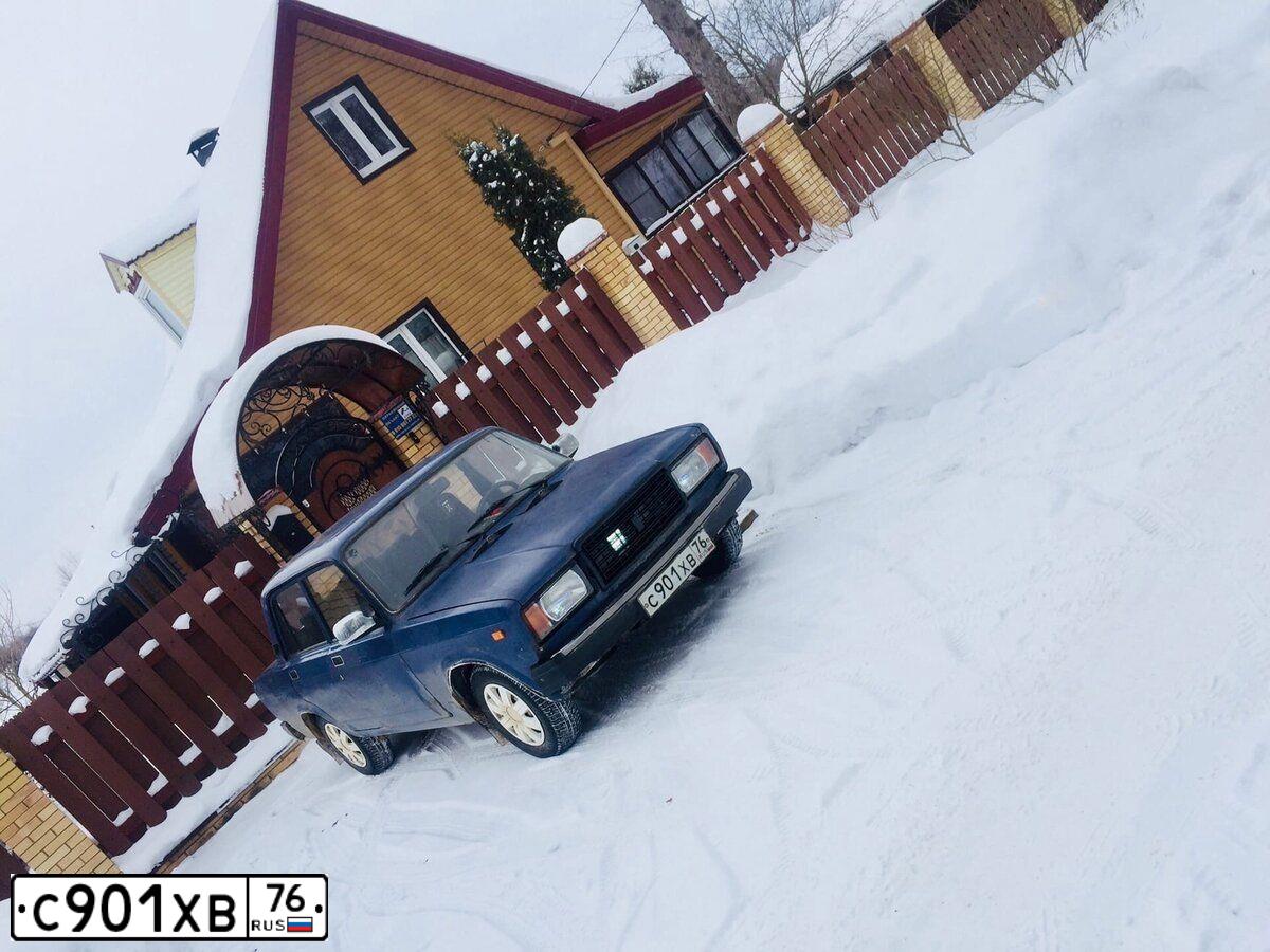 Фото автомобиля LADA 2107, 2003 — госномер С901ХВ76. Цвет: синий