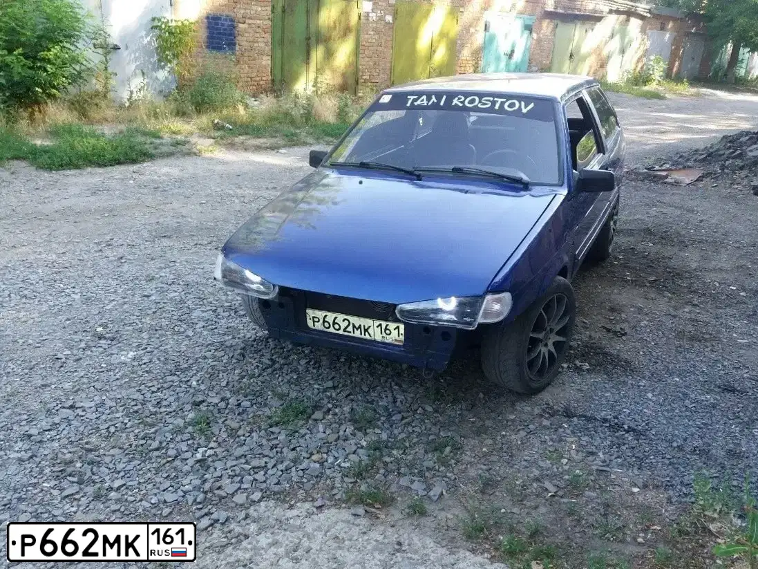 Фото автомобиля LADA 2108 SAMARA, 1998 — госномер Р662МК161. Цвет: синий