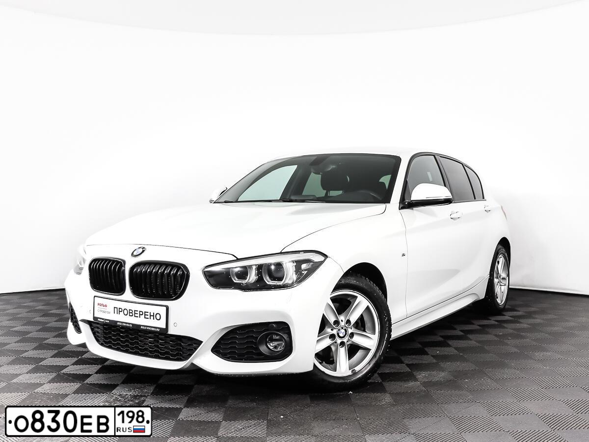 Фото автомобиля BMW SERIE 1, 2019 — госномер С457ОН198. Цвет: Белый