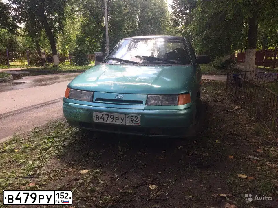 Фото автомобиля LADA 2110, 2000 — госномер Н456СР33. Цвет: ЗЕЛЕНО-ГОЛУБОЙ