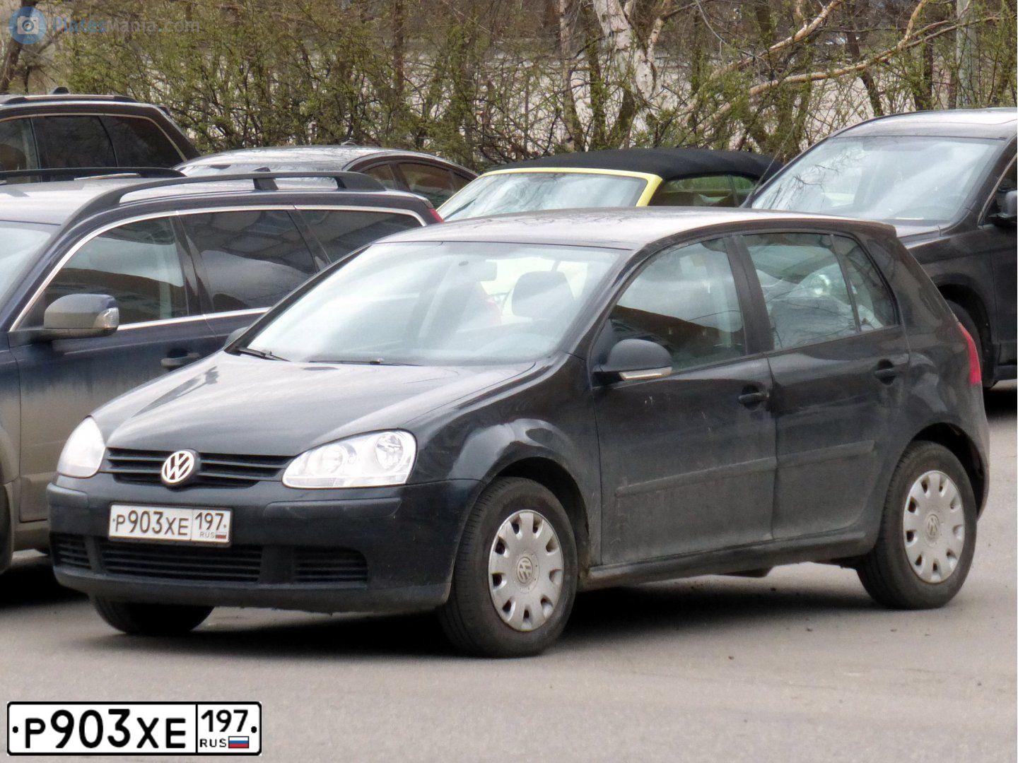 Фото автомобиля VOLKSWAGEN GOLF, 2007 — госномер Х456СА790. Цвет: ЧЕРНЫЙ