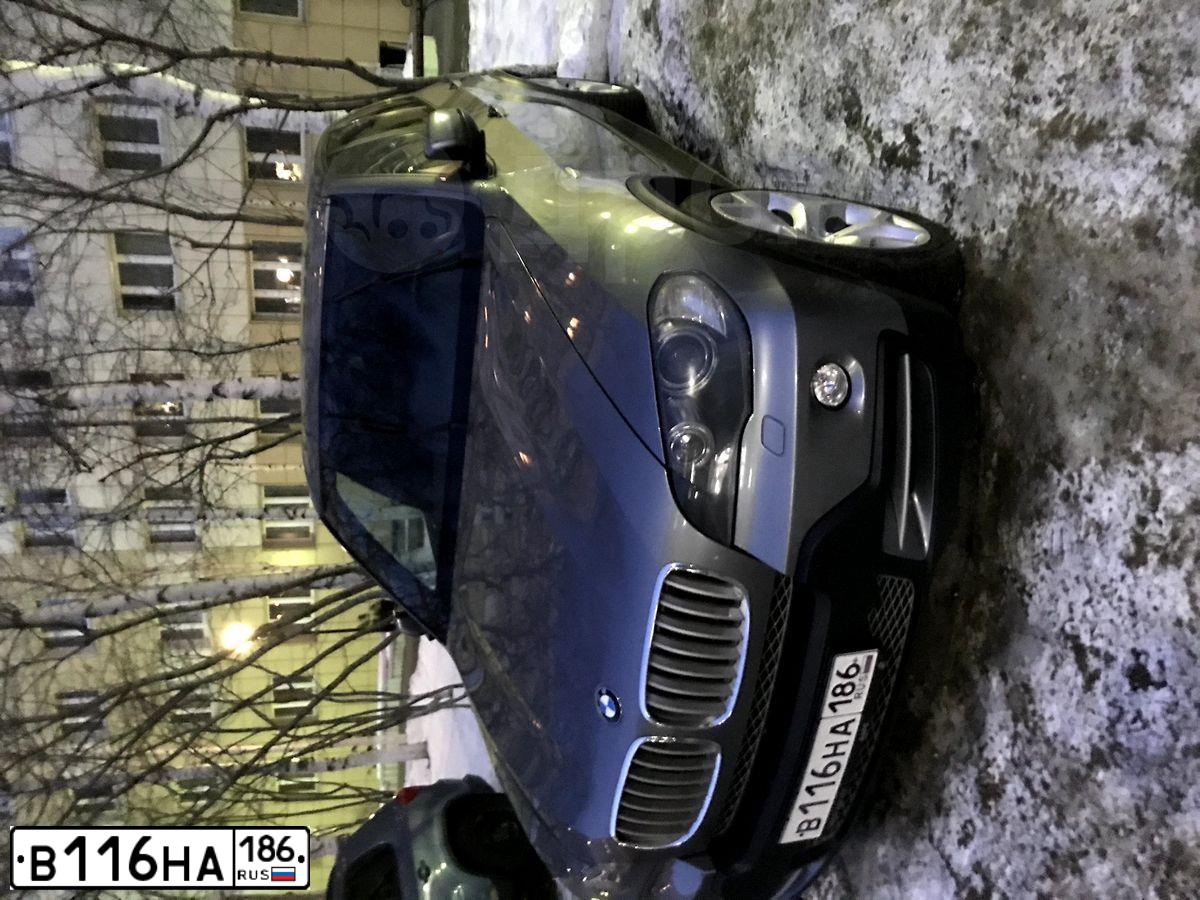 Фото автомобиля BMW X5, 2007 — госномер М186ЕХ186. Цвет: СЕРЫЙ