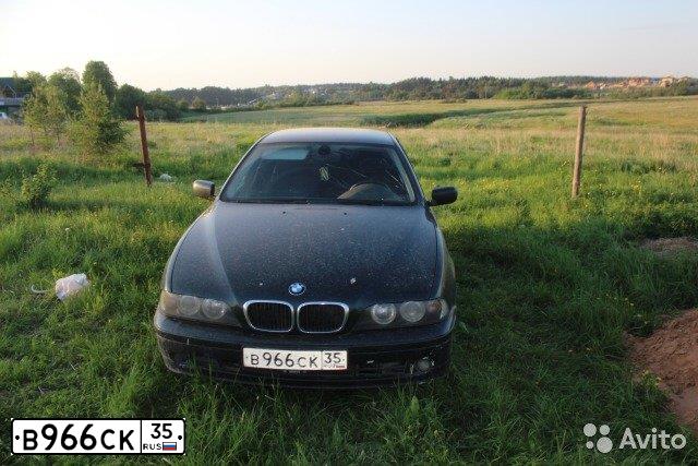 Фото автомобиля BMW SERIE 5, 2000 — госномер В966СК35. Цвет: ТЕМНО-ЗЕЛЕНЫЙ