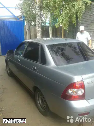 Фото автомобиля LADA 2170 PRIORA, 2007 — госномер А710ЕО163. Цвет: ЧЕРНЫЙ