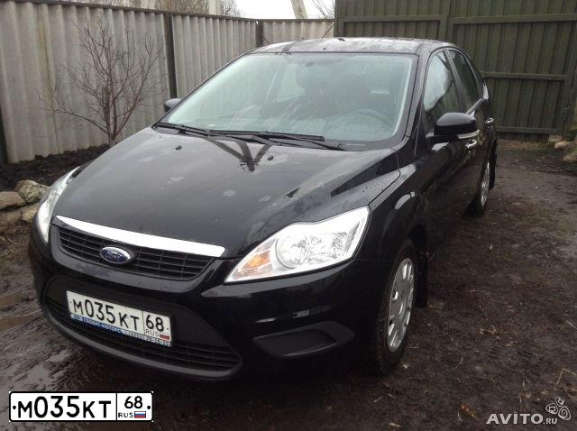 Фото автомобиля FORD FOCUS, 2010 — госномер М035КТ68. Цвет: ЧЕРНЫЙ