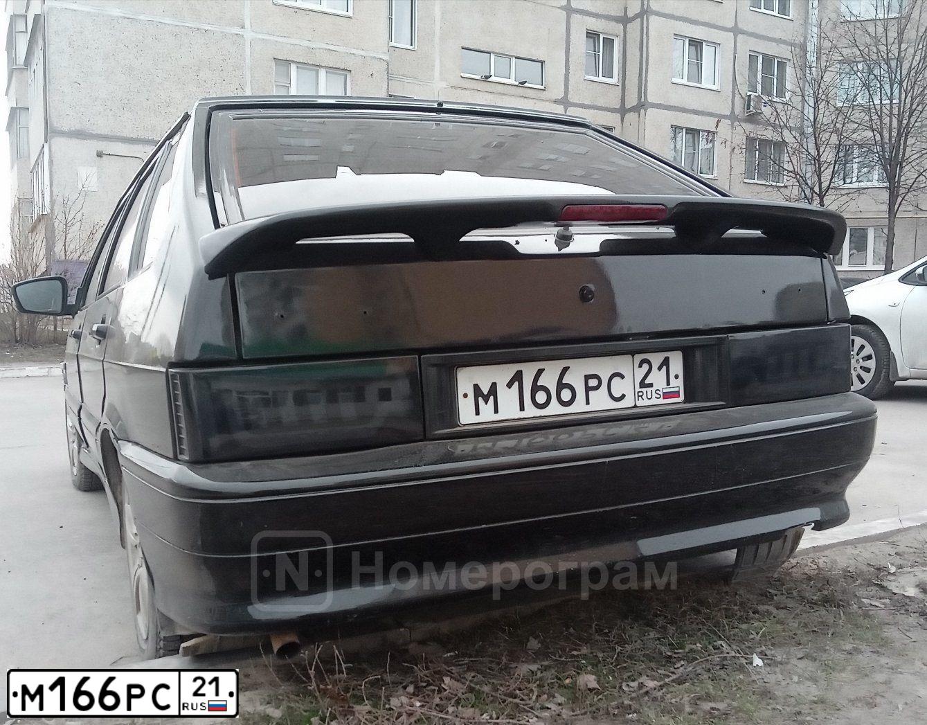 Фото автомобиля LADA 2114 SAMARA, 2008 — госномер М166РС21. Цвет: ГРАФИТОВЫЙ МЕТАЛЛИК